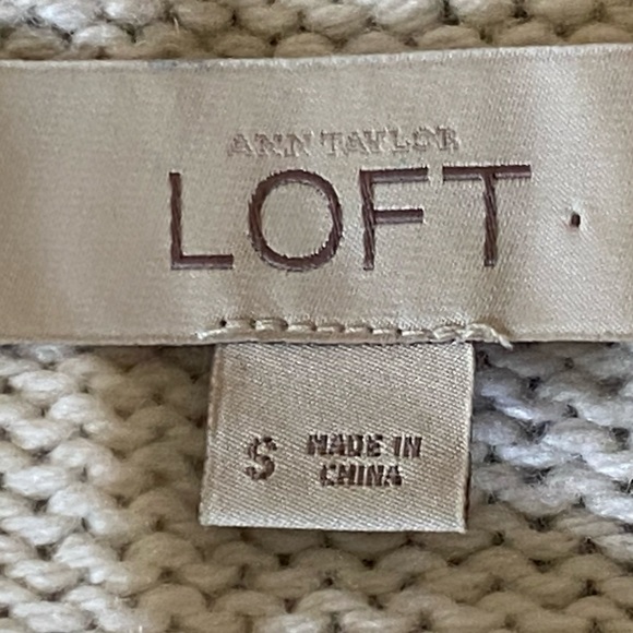 Ann Taylor Loft Sz S Wool Mohair Soft Fair Isle Crew Neck Sweater - Picture 7 of 9